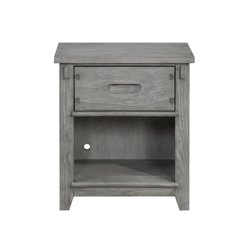 ACME Veda Nightstand with 1 Drawer - Gray