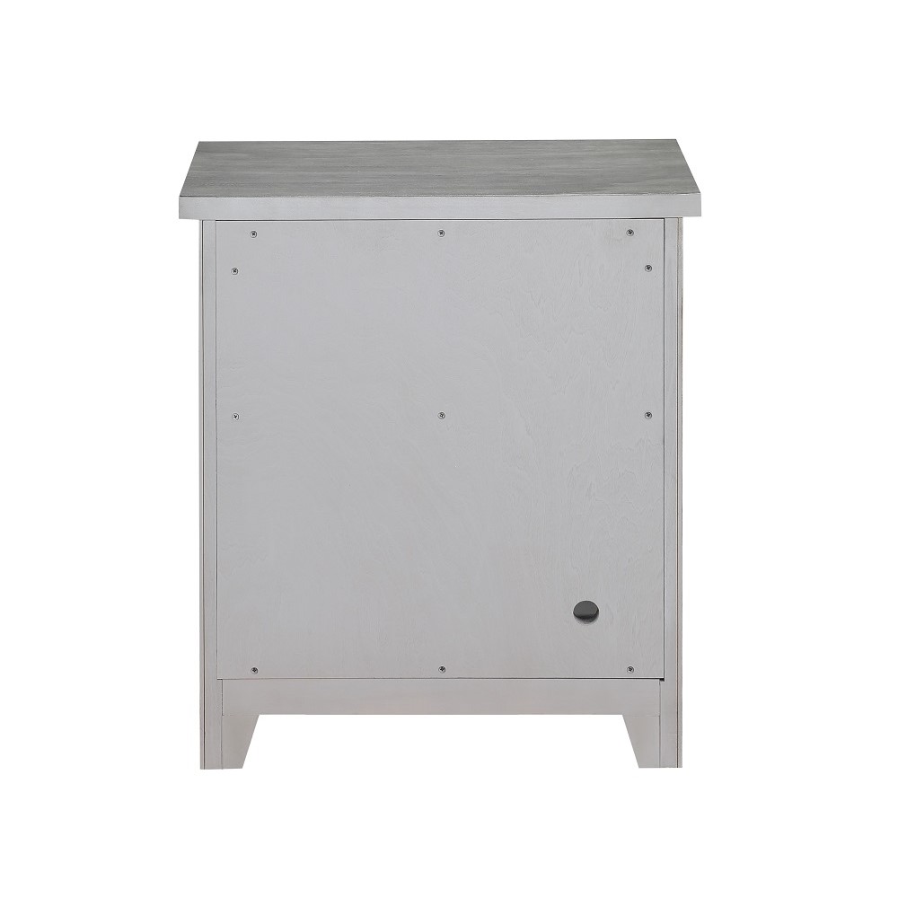 ACME Veda Nightstand with 1 Drawer - Gray