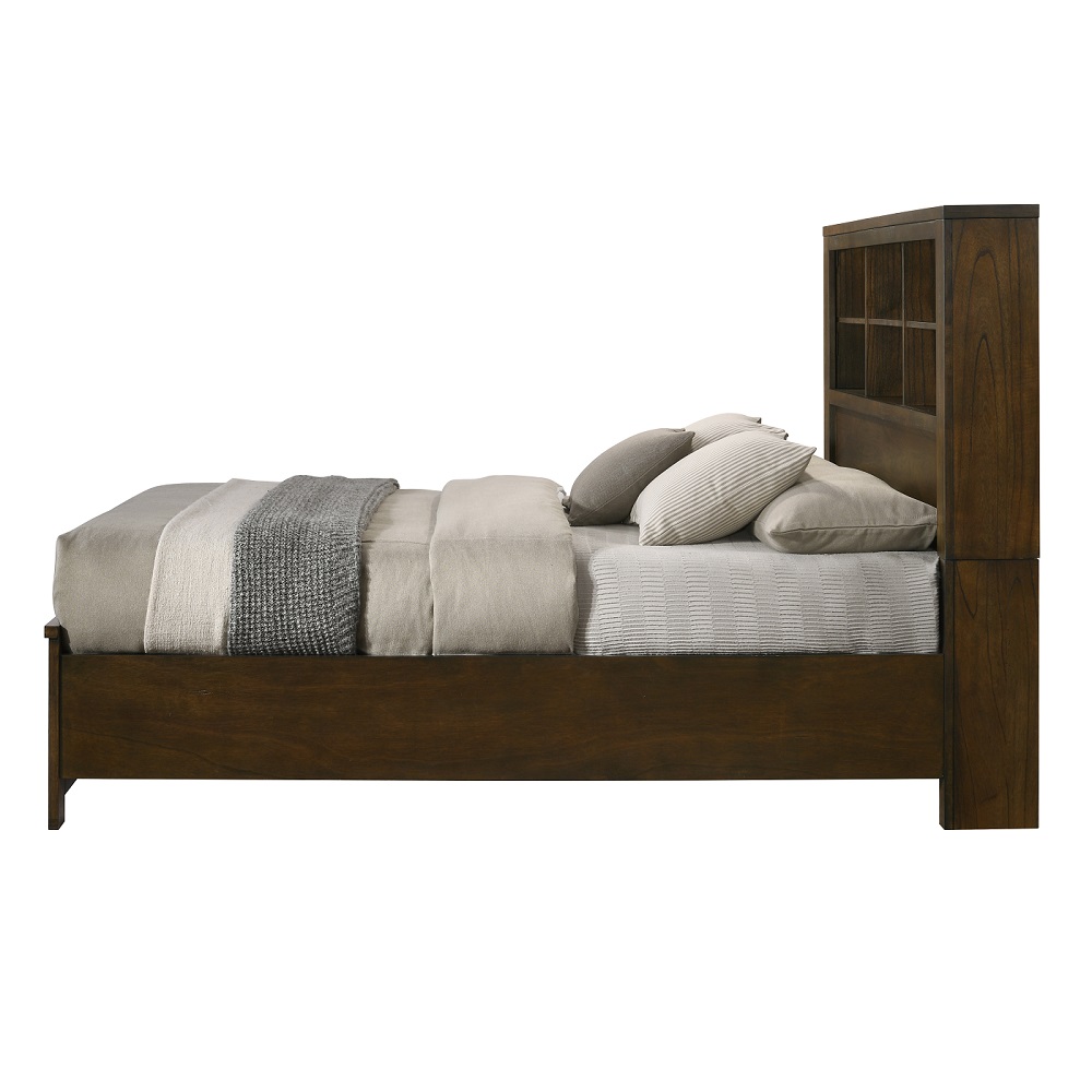 ACME Merrilee II EK Bed with Storage - Oak