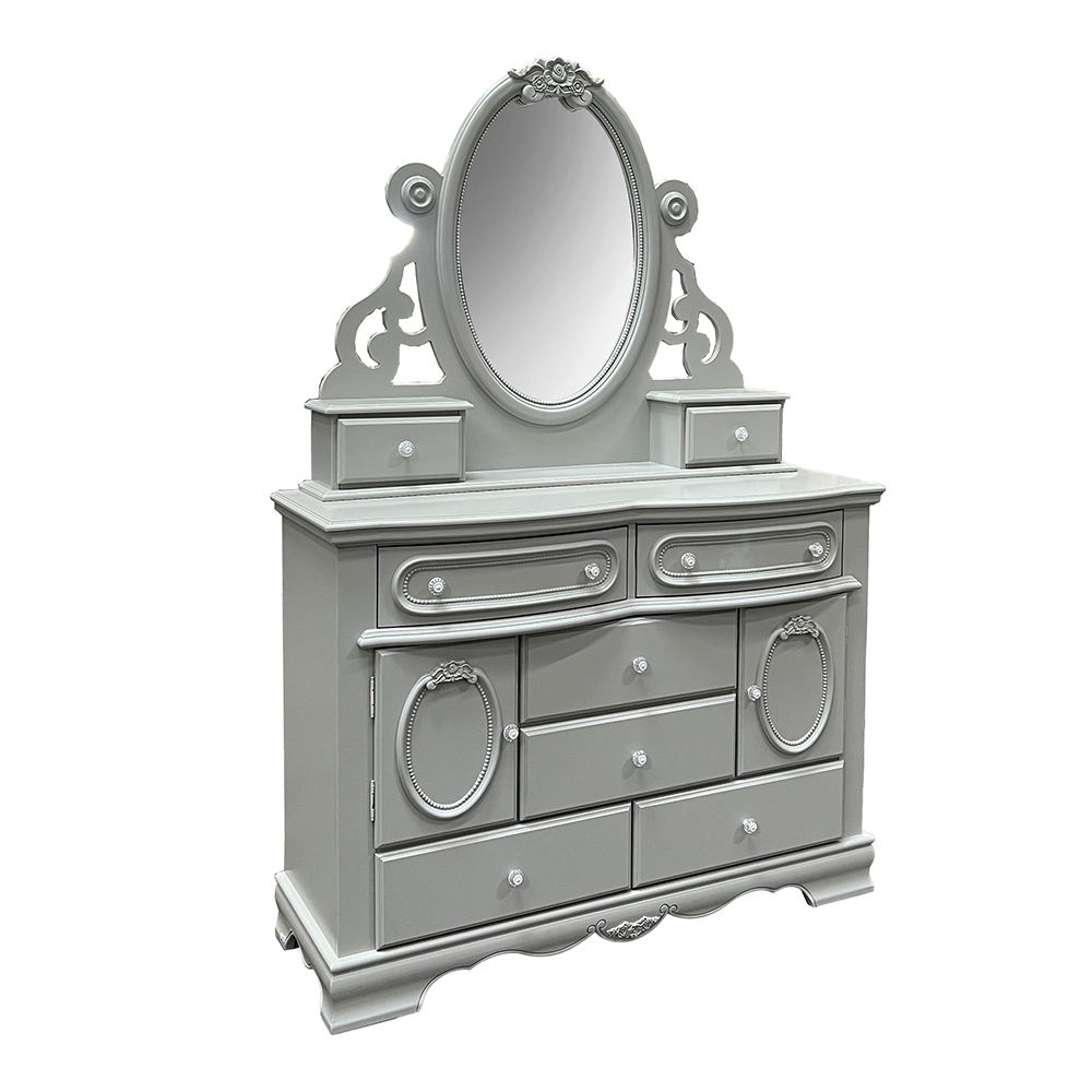 ACME Flora Mirror with Jewlery - Gray