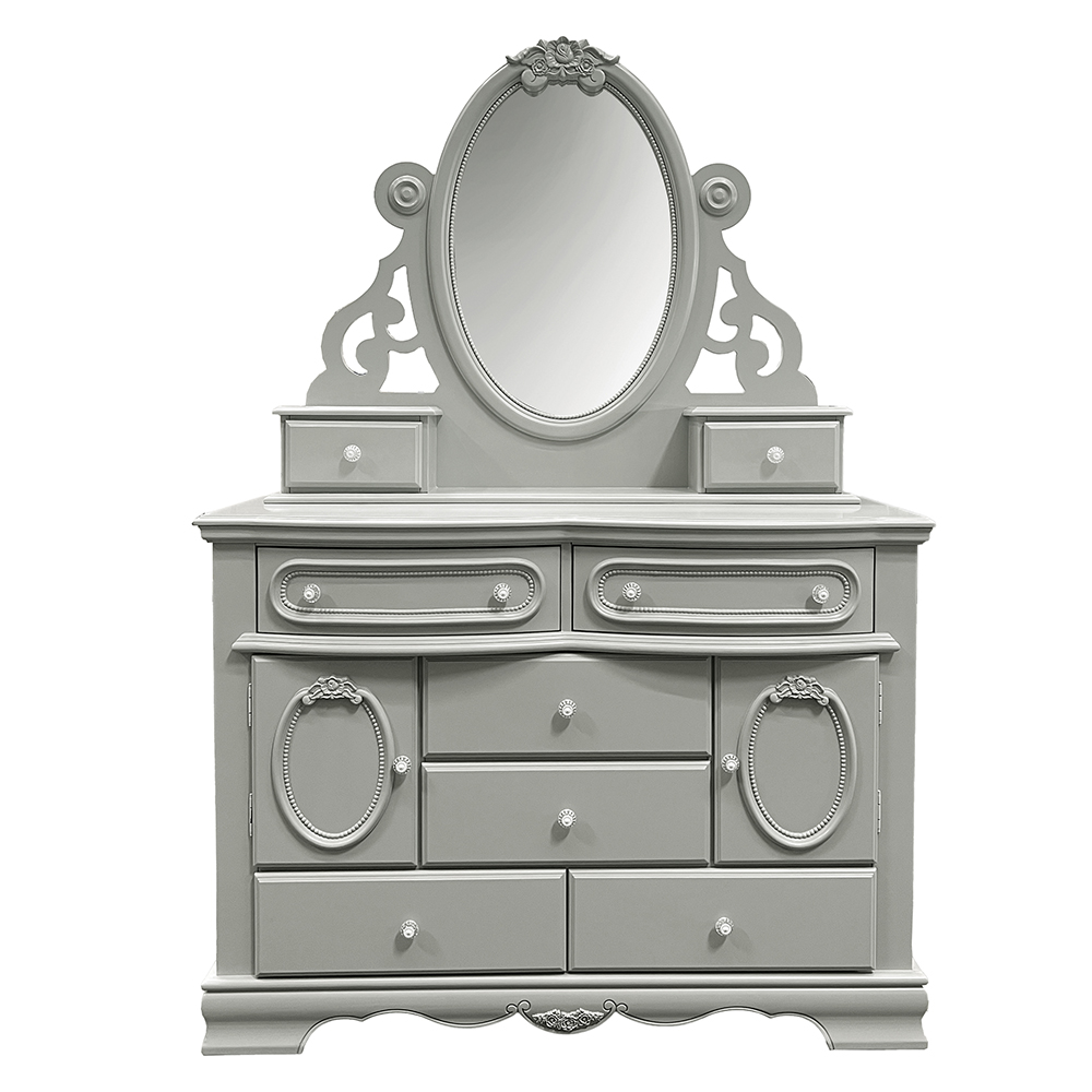 ACME Flora Mirror with Jewlery - Gray