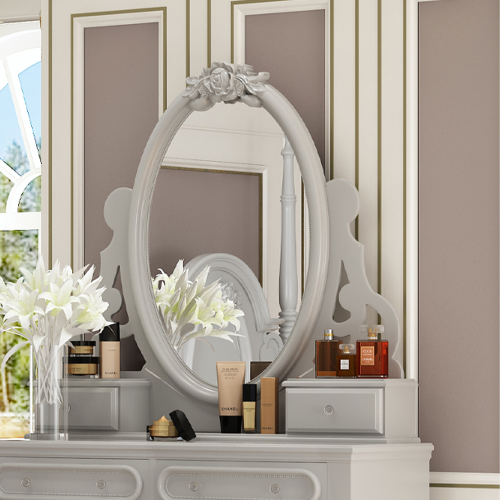 ACME Flora Mirror with Jewlery - Gray