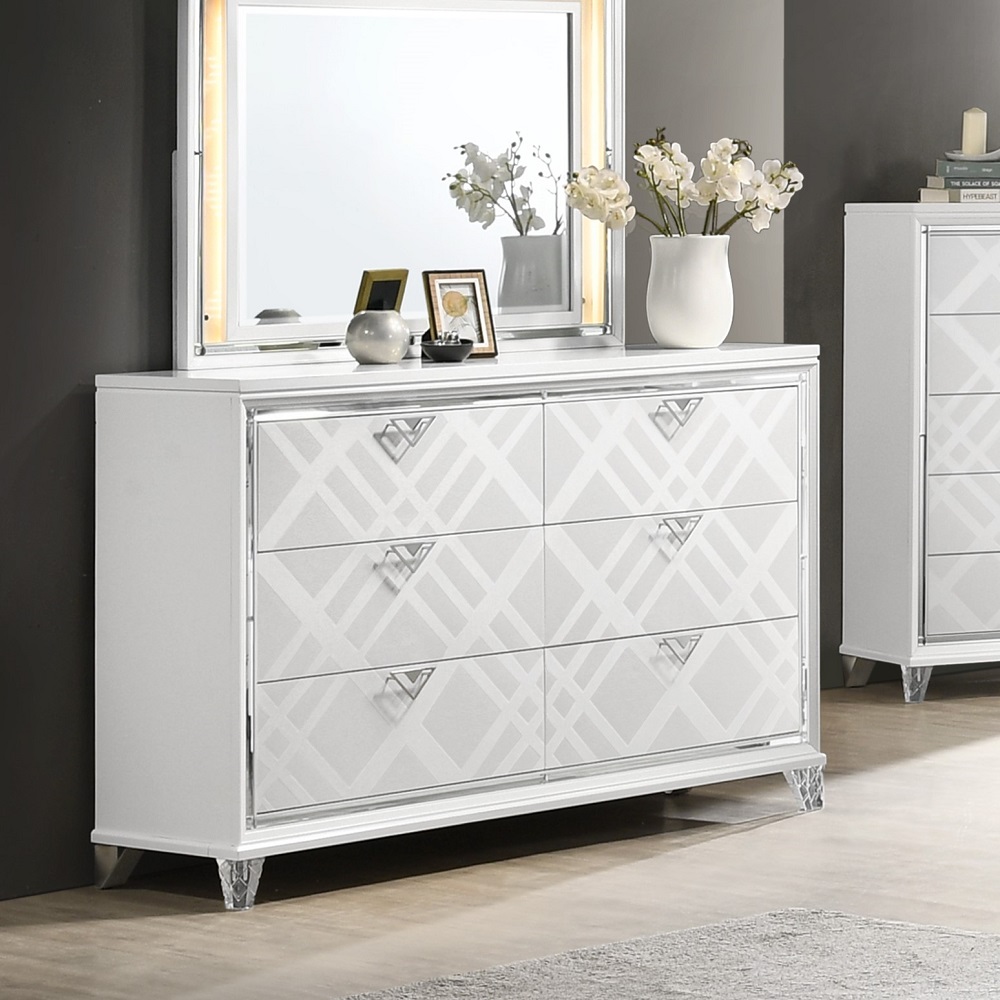 ACME Skylar Dresser - Pearl White (BD02251)