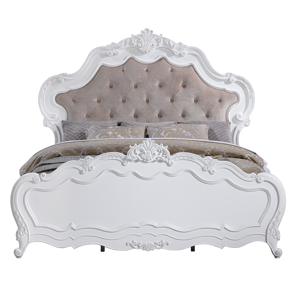 ACME Latisha EK Bed - White