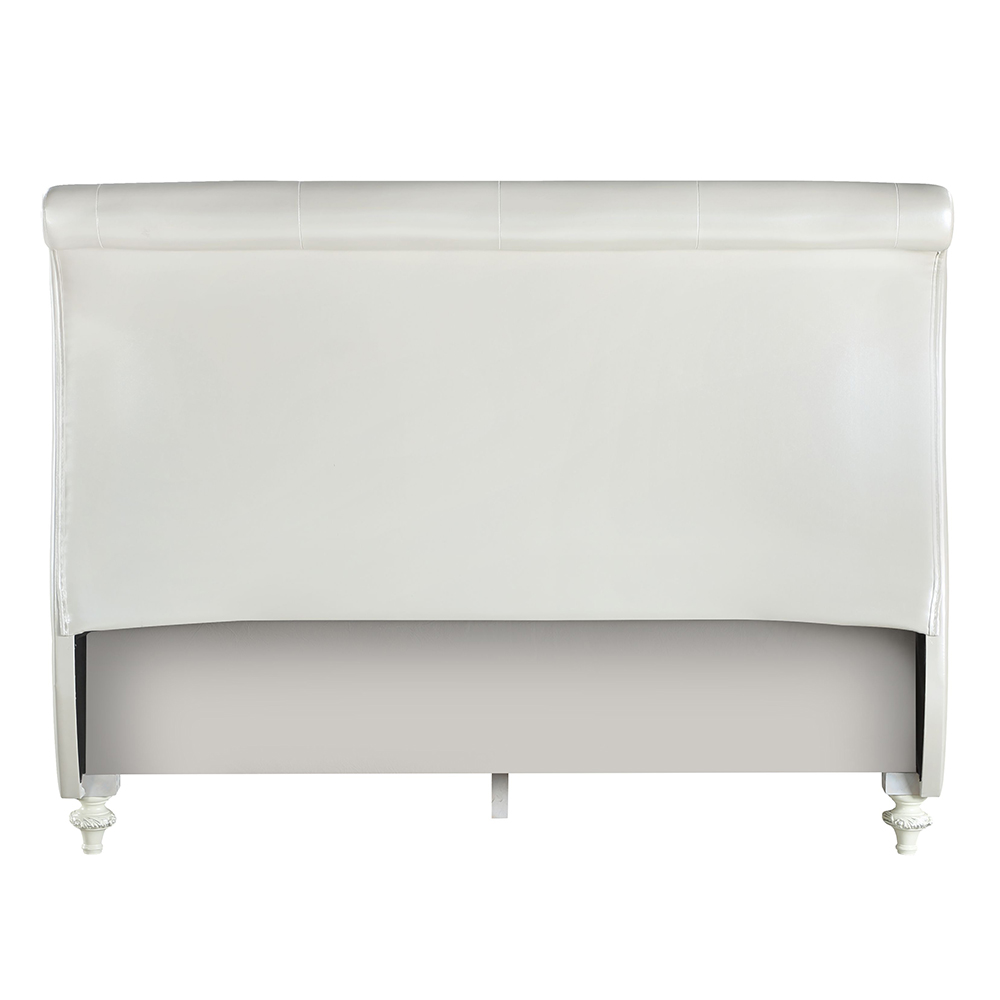 ACME - Dorothy Full Bed in Pearl White/Ivory