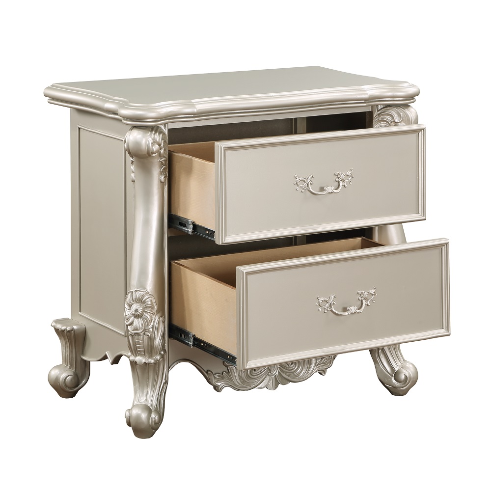 ACME - Bently Nightstand in Champagne