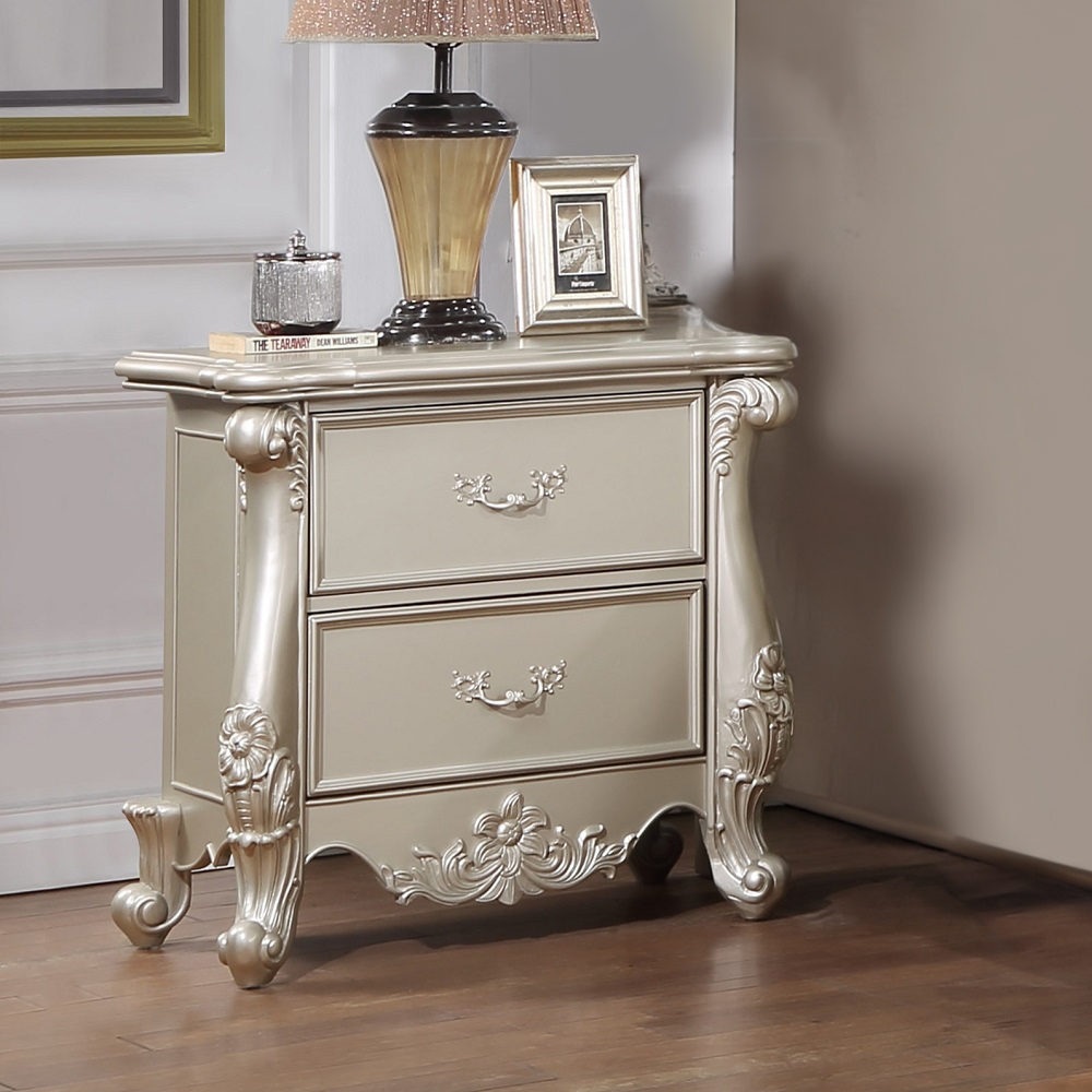 ACME - Bently Nightstand in Champagne