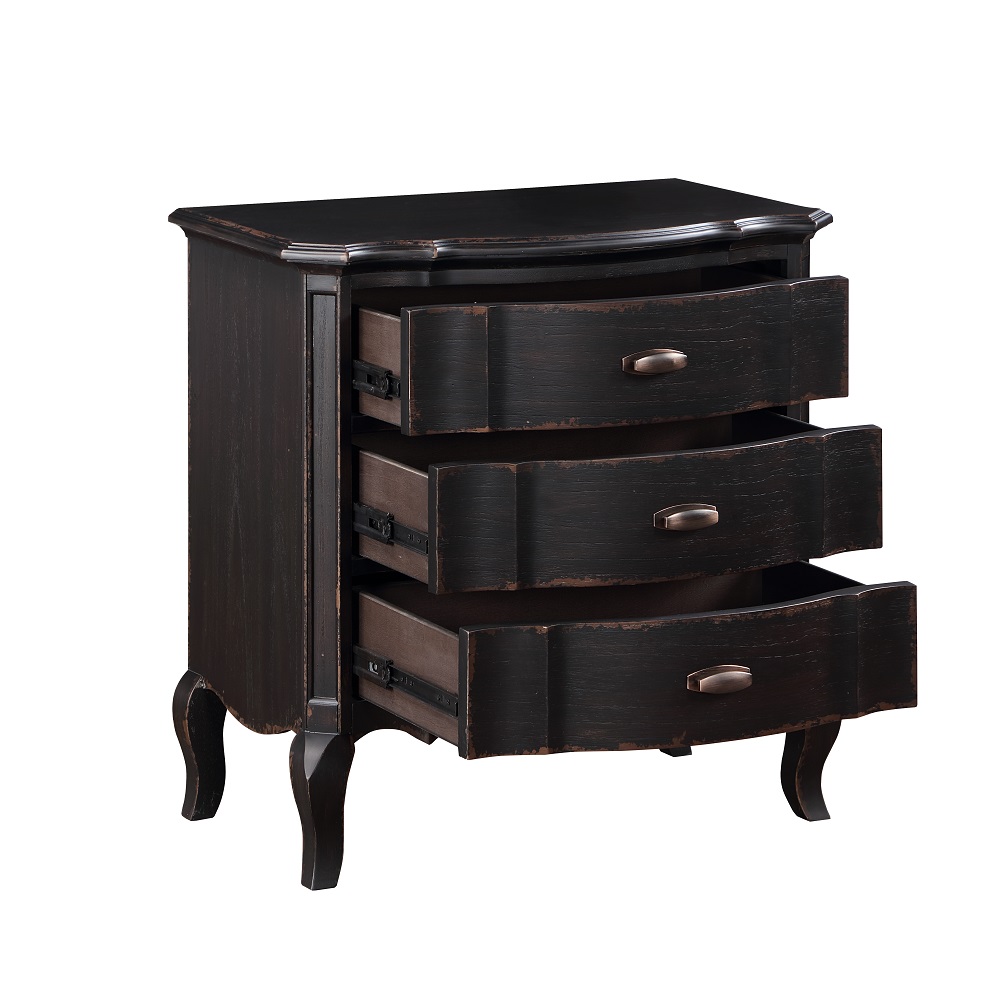 ACME Chelmsford Nightstand - Antique Black