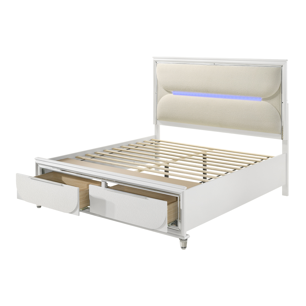 ACME - Tarian Bed with Led & Storage