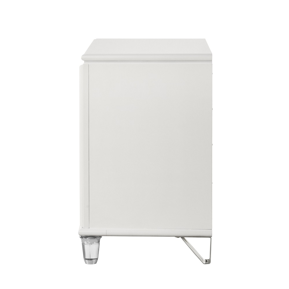 ACME - Tarian Nightstand in Pearl White