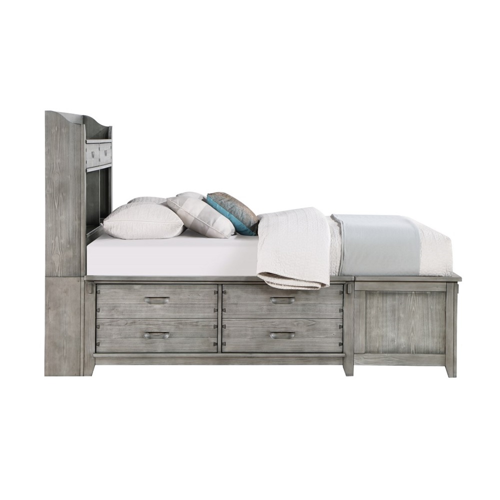 ACME - Veda Full Bed with Storage in Gray