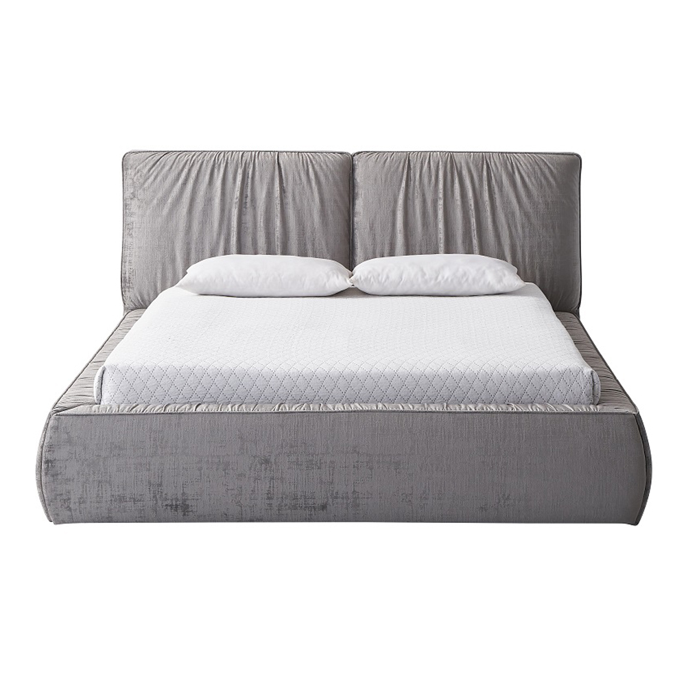 ACME Onfroi EK Bed - Gray Velvet