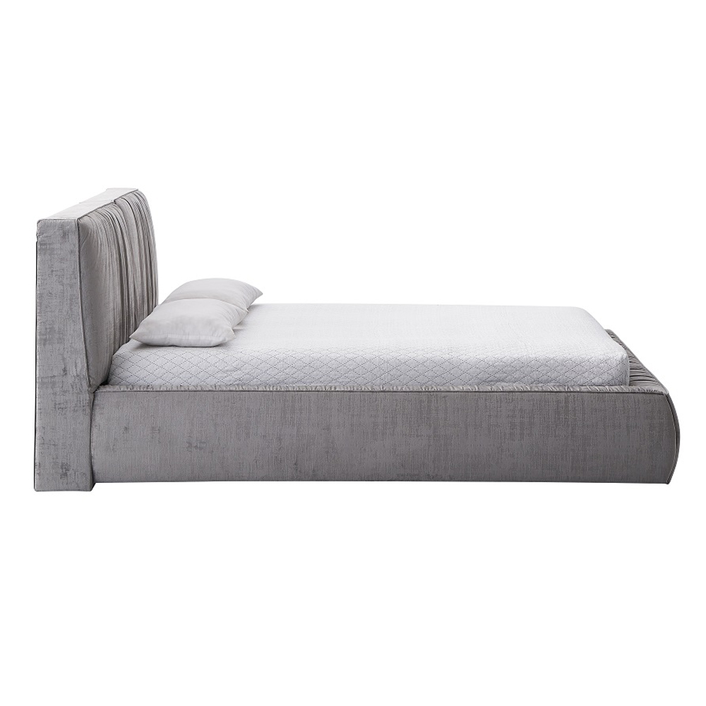 ACME Onfroi EK Bed - Gray Velvet