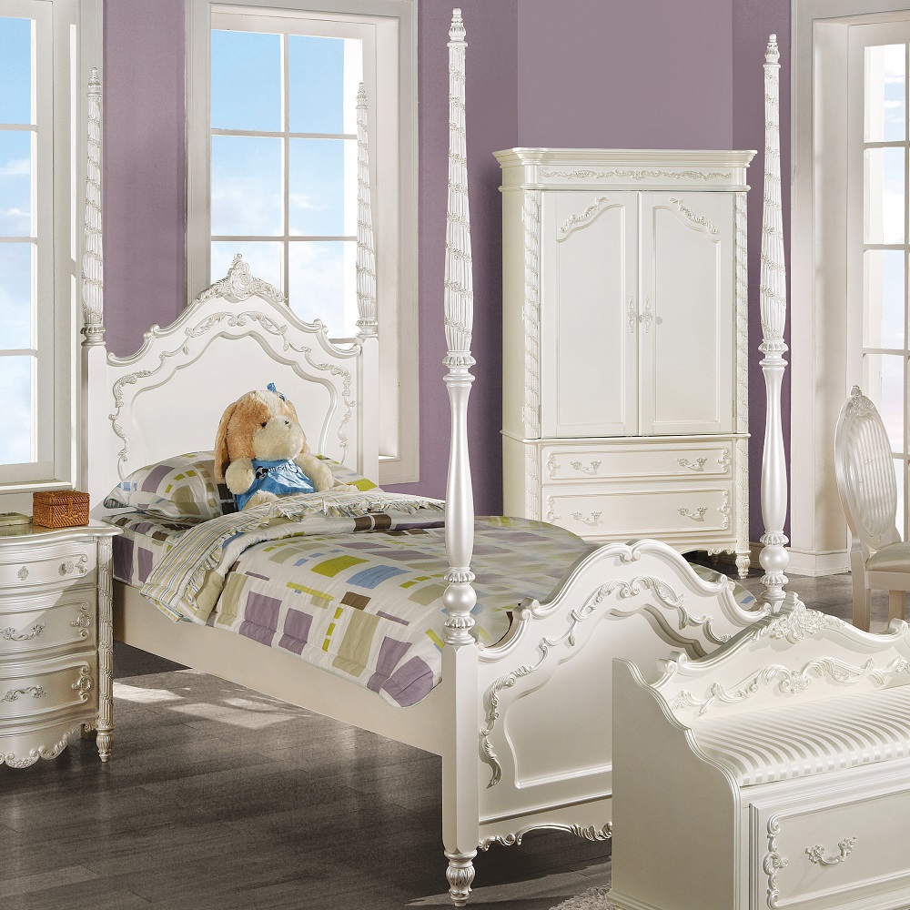 ACME Pearl Full Bed - Pearl White (BD02429F)