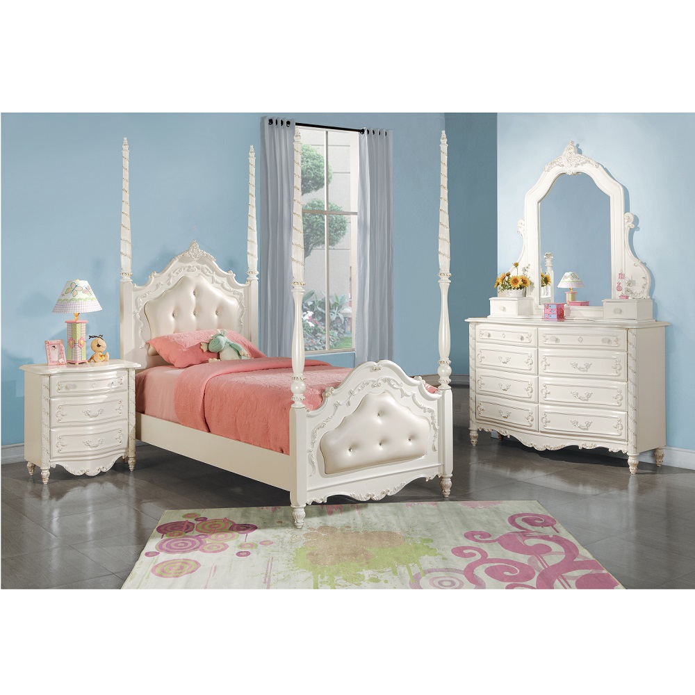 ACME - Pearl Mirror in Pearl White (BD02437)