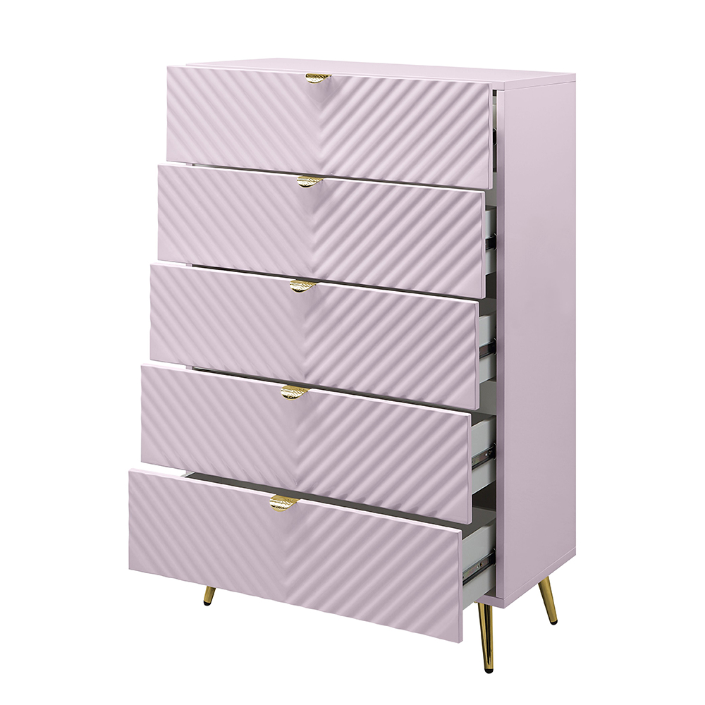 ACME Gaines Chest - Pink High Gloss