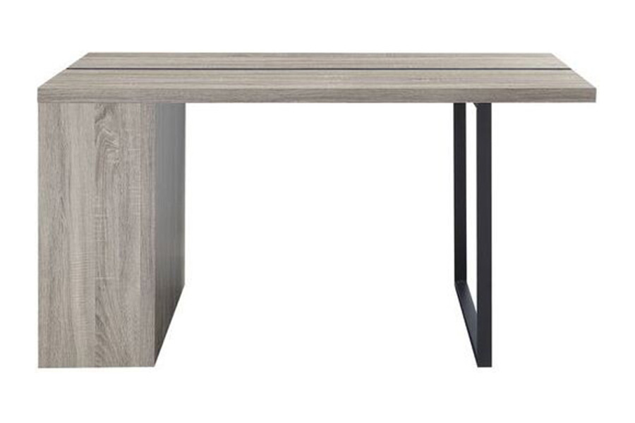 ACME - Patwin Dining Table in Gray Oak/Black