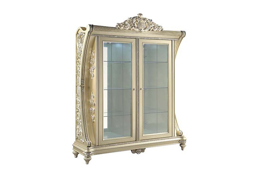 ACME - Vatican Curio in Champagne Silver