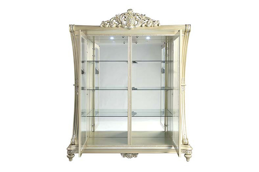 ACME - Vatican Curio in Champagne Silver