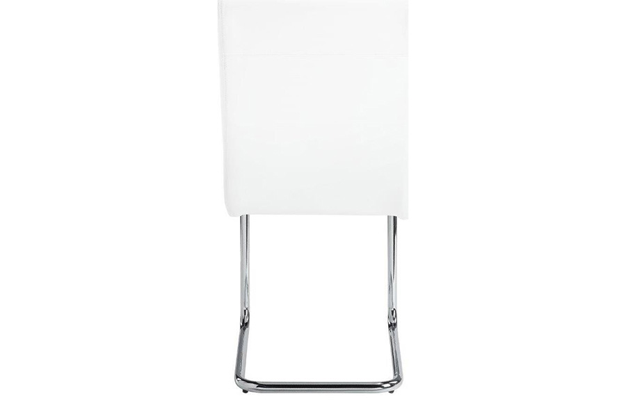 ACME - Palton Side Chair (Set-2) in White/Chrome