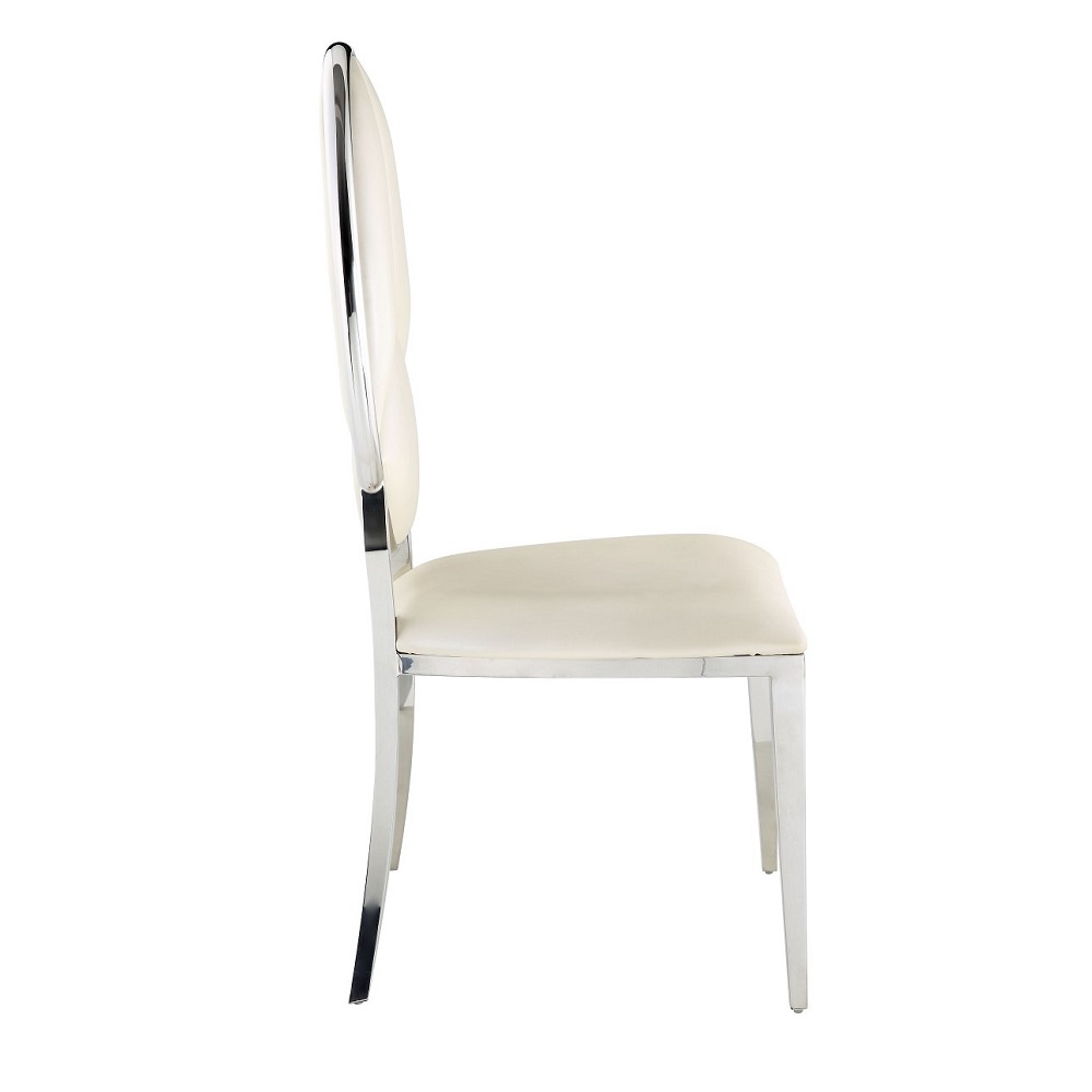 ACME Cyrene Side Chair (Set of 2) - Beige/Antique White