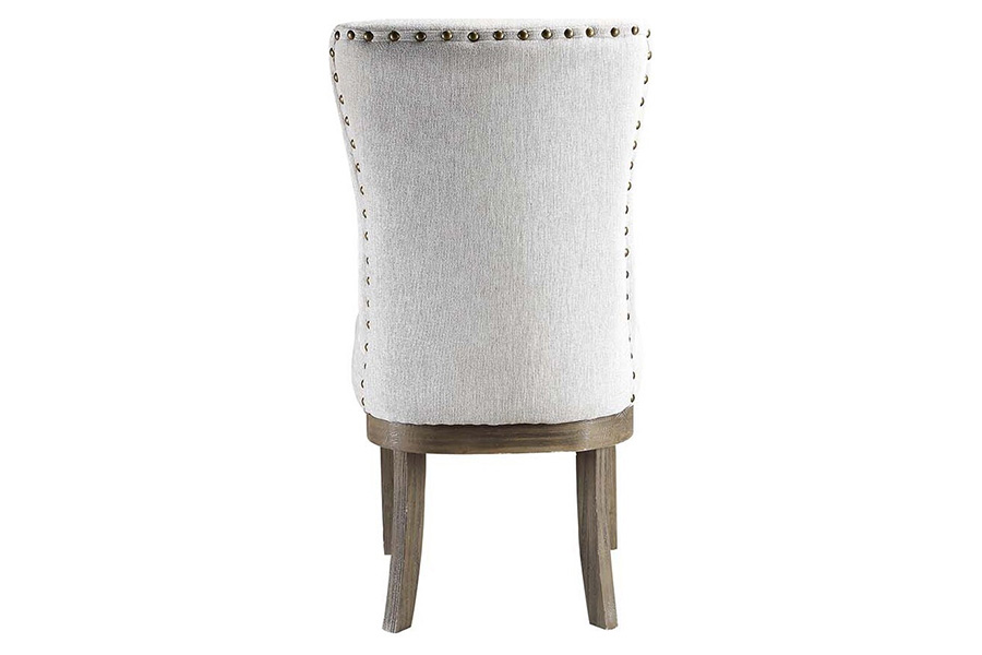 ACME Landon Side Chair Set of 2 - Gray Linen