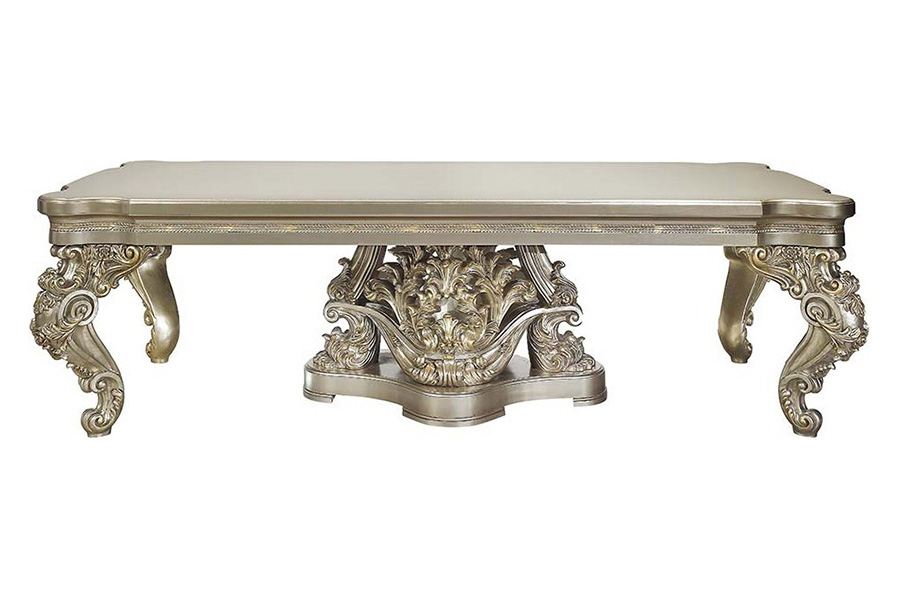 ACME - Danae Dining Table in Champagne/Gold