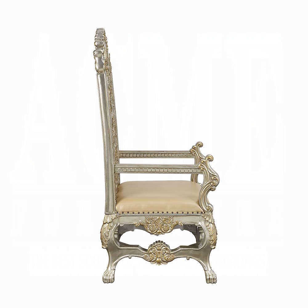 ACME - Danae Arm Chair (Set-2) in Champagne/Gold