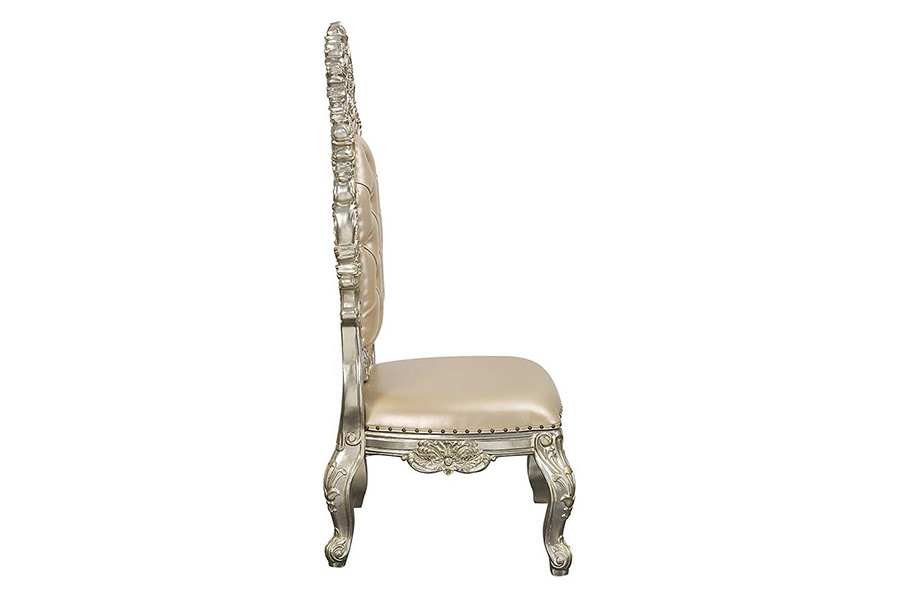 ACME - Sorina Side Chair (Set-2) in Antique Gold