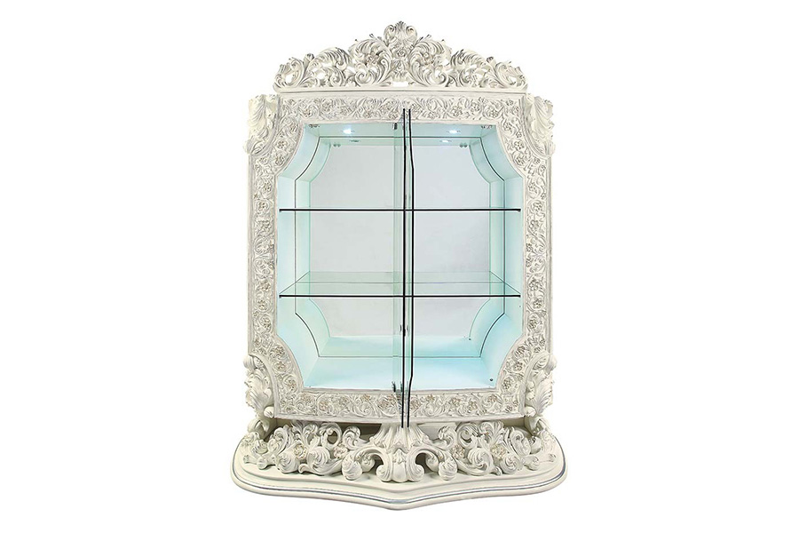 ACME - Adara Curio in Antique White