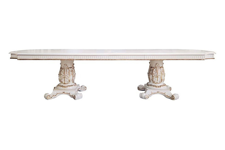 ACME - Vendom Dining Table with Double Pedestal