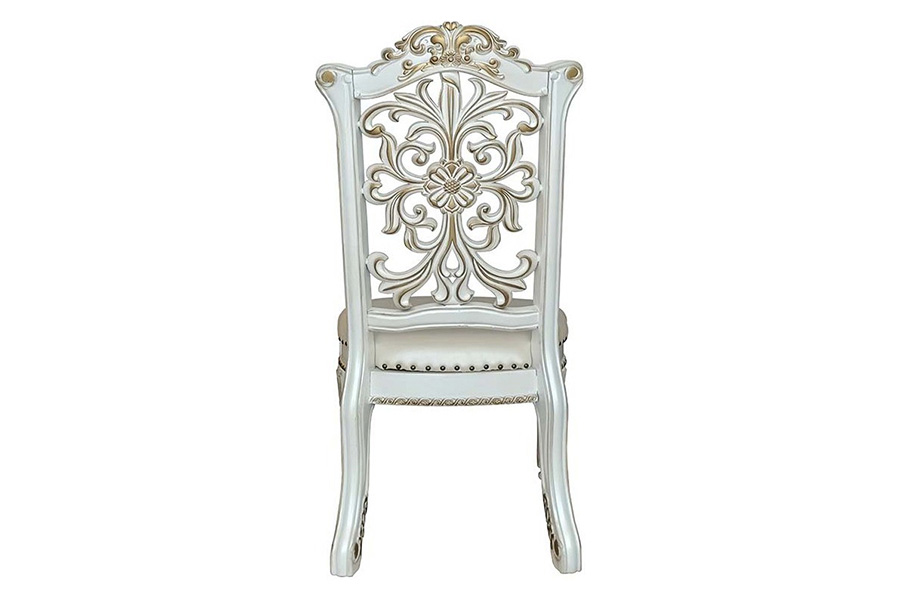 ACME Vendom Side Chair Set of 2 - Antique Pearl Finish DN01347