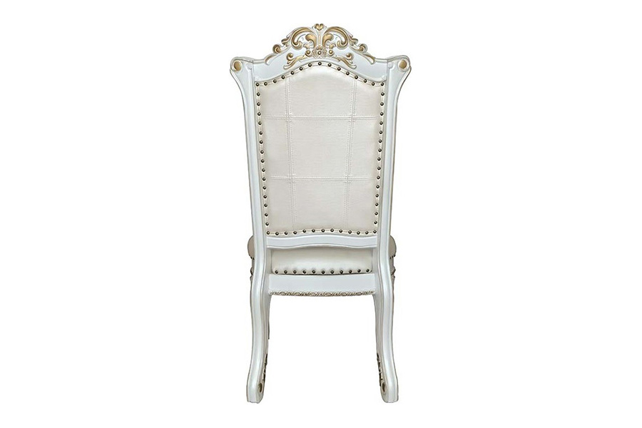 ACME Vendom Side Chair Set of 2 - Antique Pearl Finish DN01348