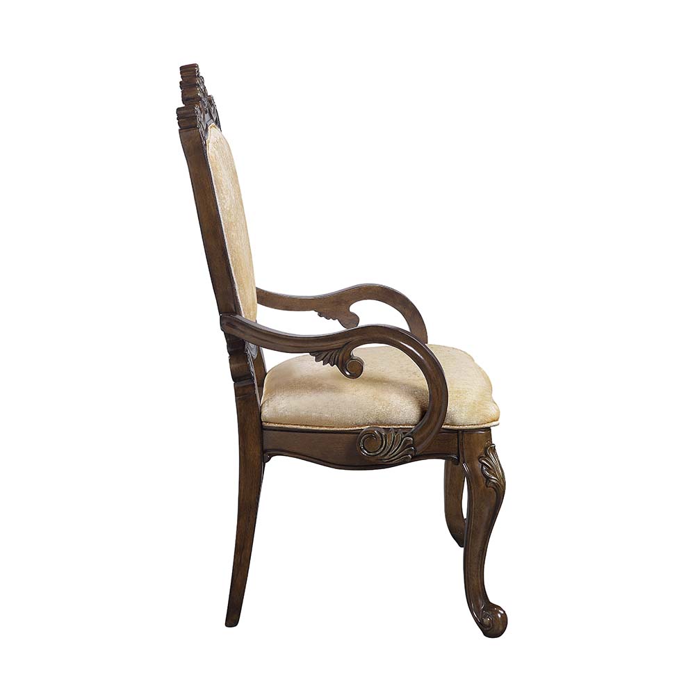 ACME - Devayne Arm Chair (Set of 2) in Dark Walnut