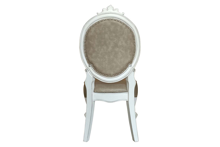 ACME Versailles Side Chair Set of 2 - Bone White Finish