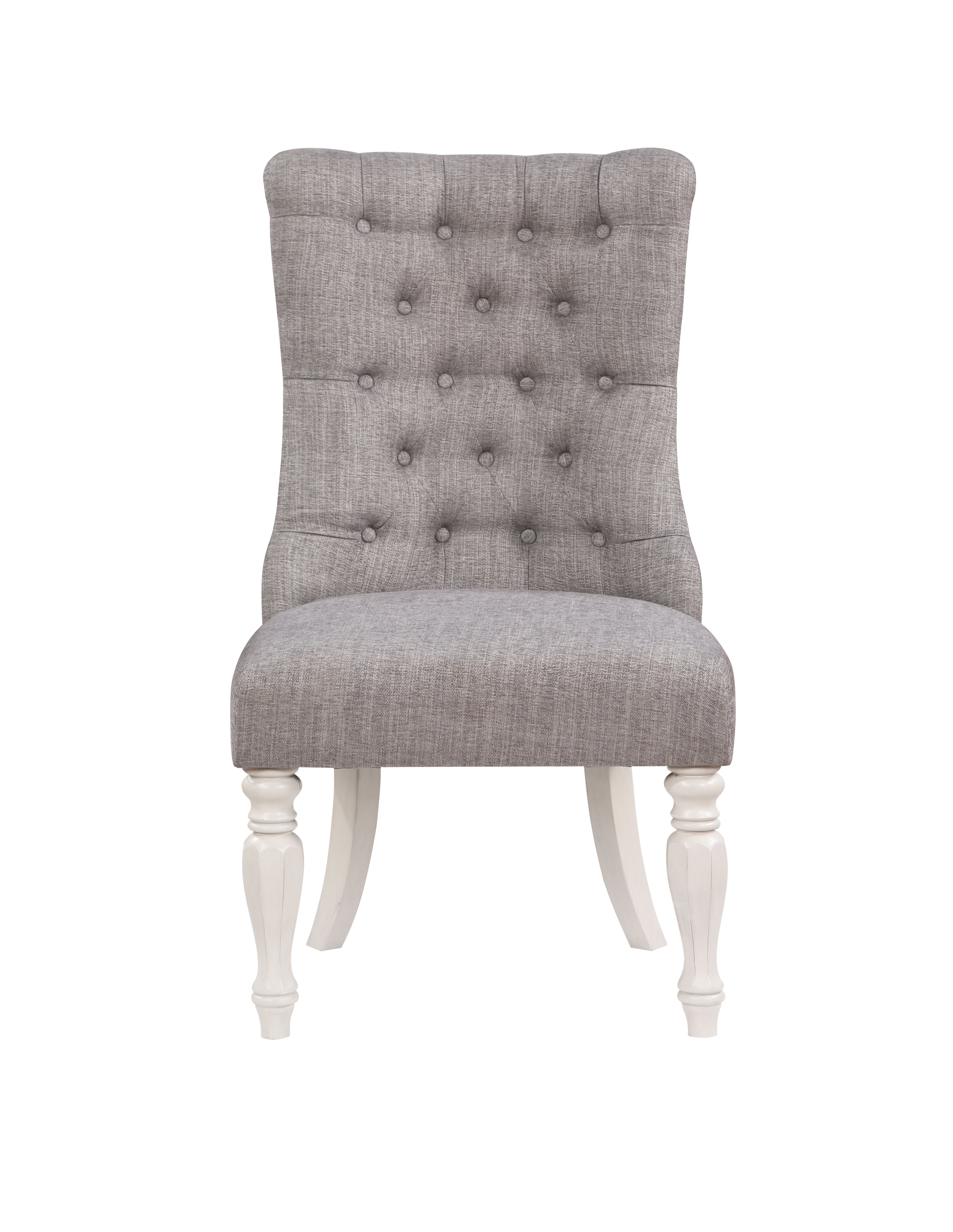 ACME - Florian Side Chair (Set of 2) in Gray Antique White (DN01683)