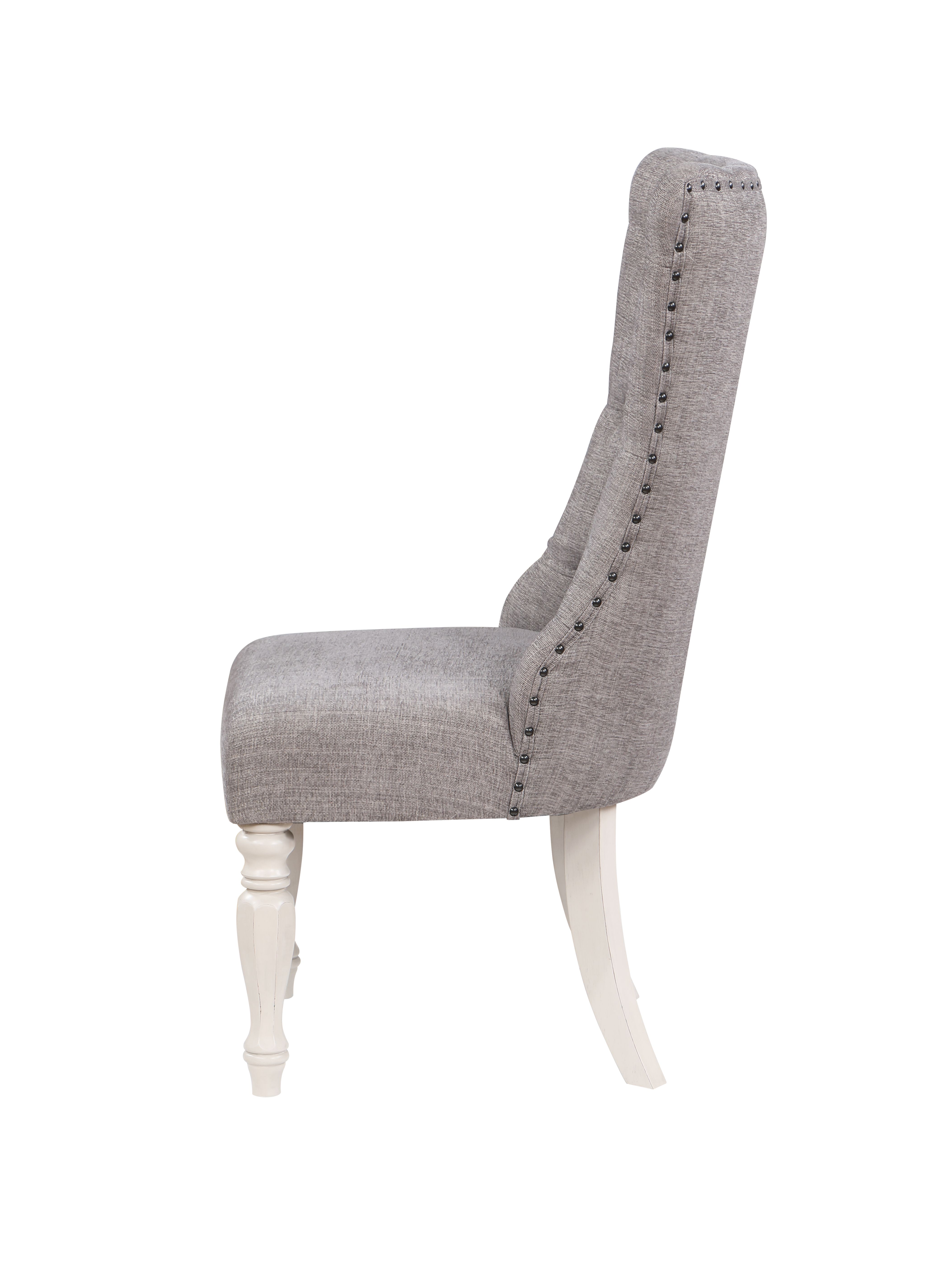 ACME - Florian Side Chair (Set of 2) in Gray Antique White (DN01683)