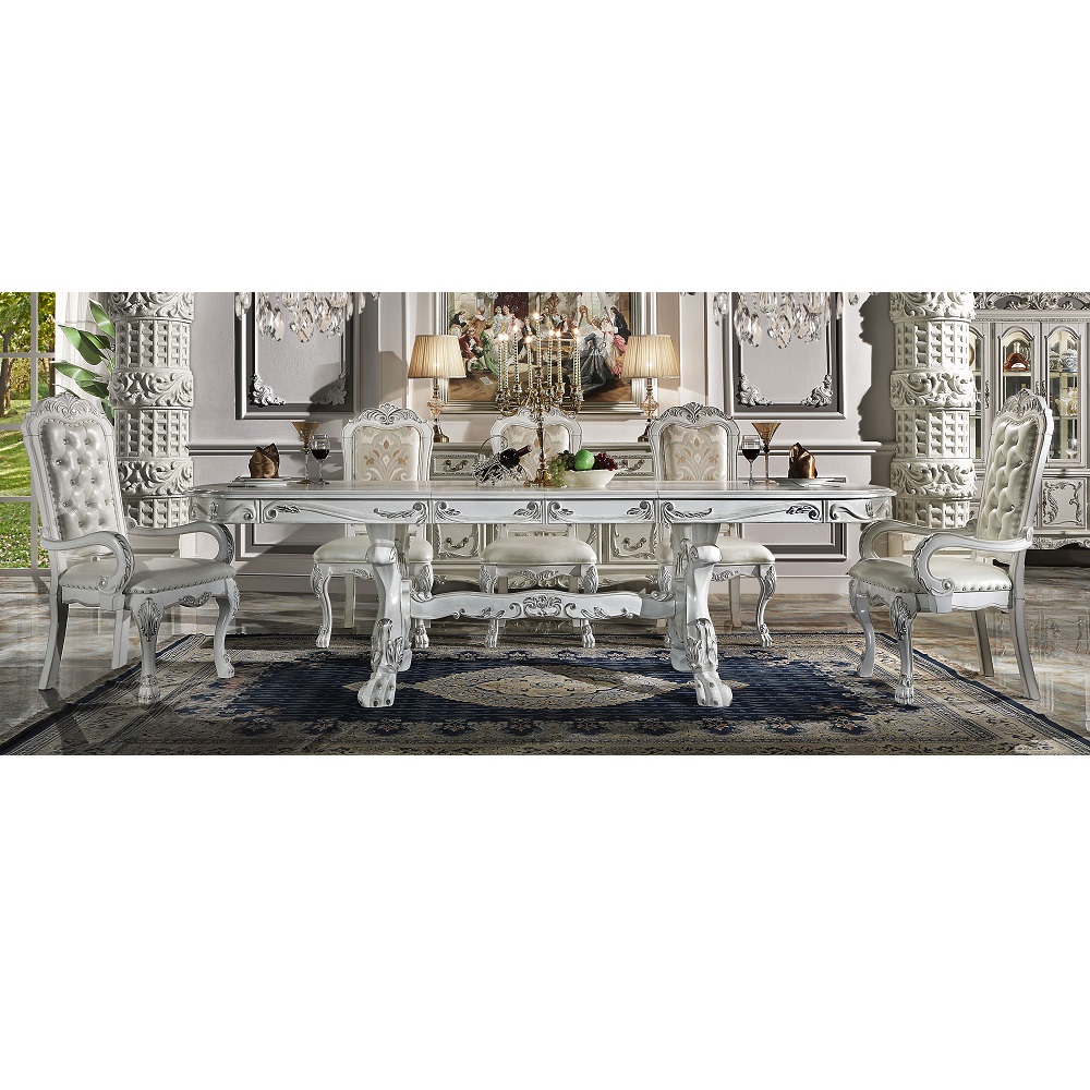 ACME Dresden Dining Table - Bone White, 108"W