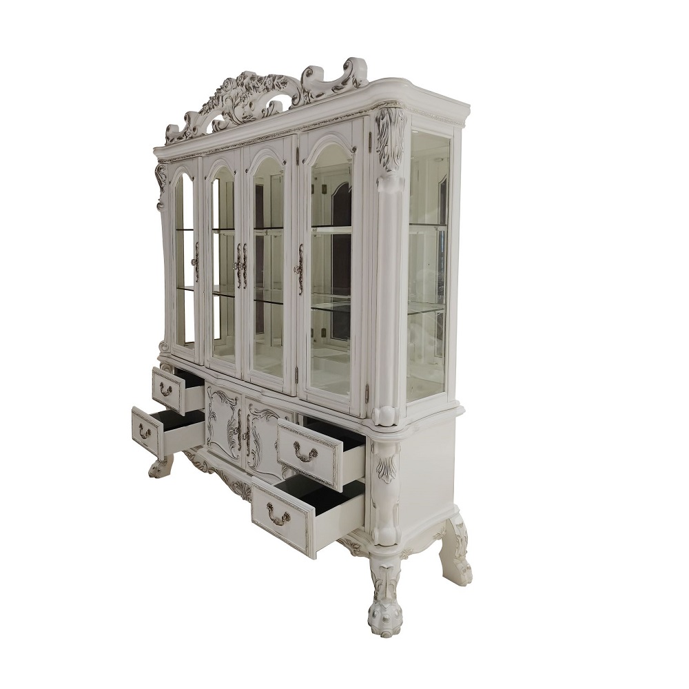 ACME Dresden Buffet & Hutch - Bone White