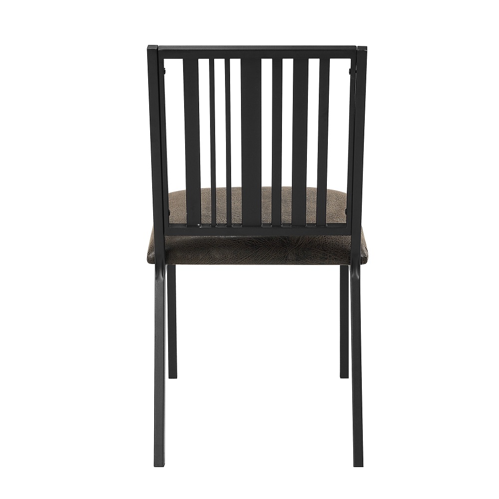 ACME - Zudora Side Chair (Set of 2) in Synthetic/Black