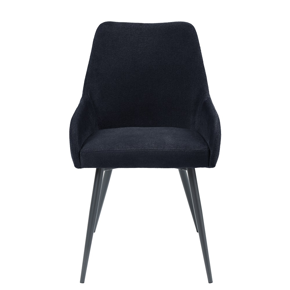 ACME - Zudora Side Chair (Set of 2) in Black Linen