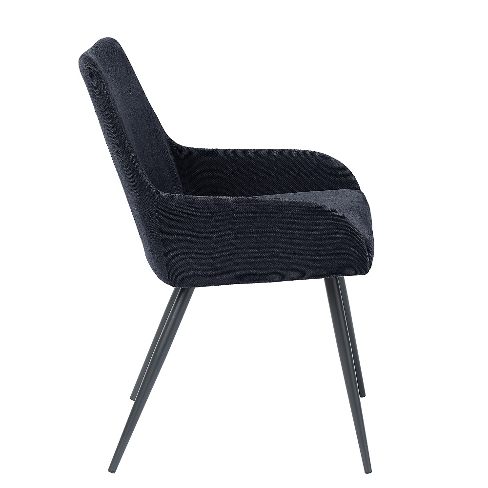 ACME - Zudora Side Chair (Set of 2) in Black Linen