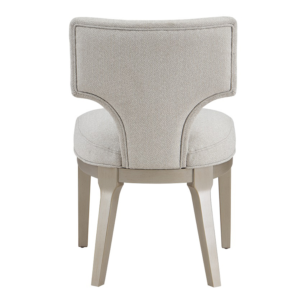 ACME - Kasa Side Chair (Set of 2) in Linen/Champagne