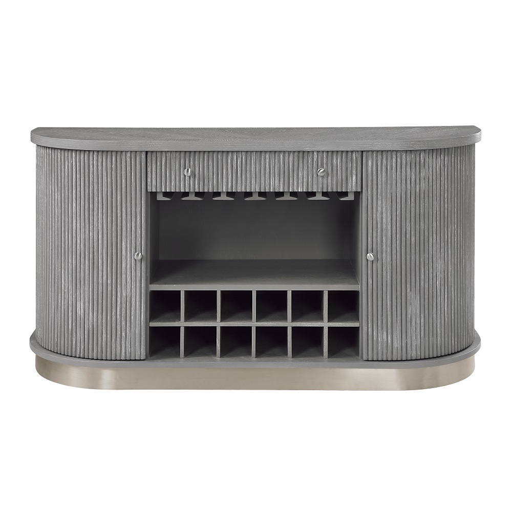 ACME - Adalynn Server in Weathered Gray Oak