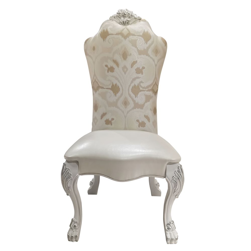 ACME Dresden Side Chair (Set of 2) - Bone White