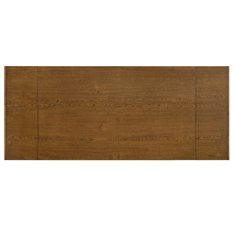 ACME - Hillary Dining Table with 2 Leaves in Walnut/Black