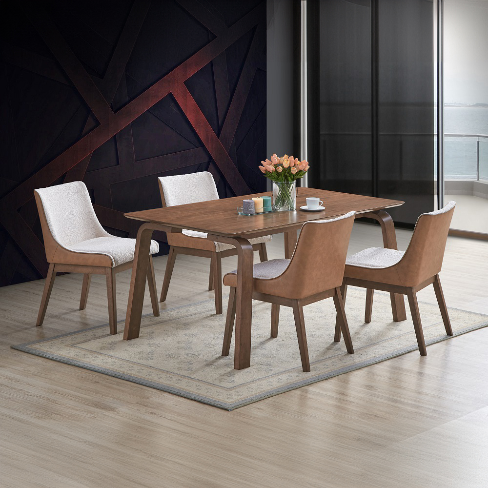 ACME - Ginny Dining Table in Walnut