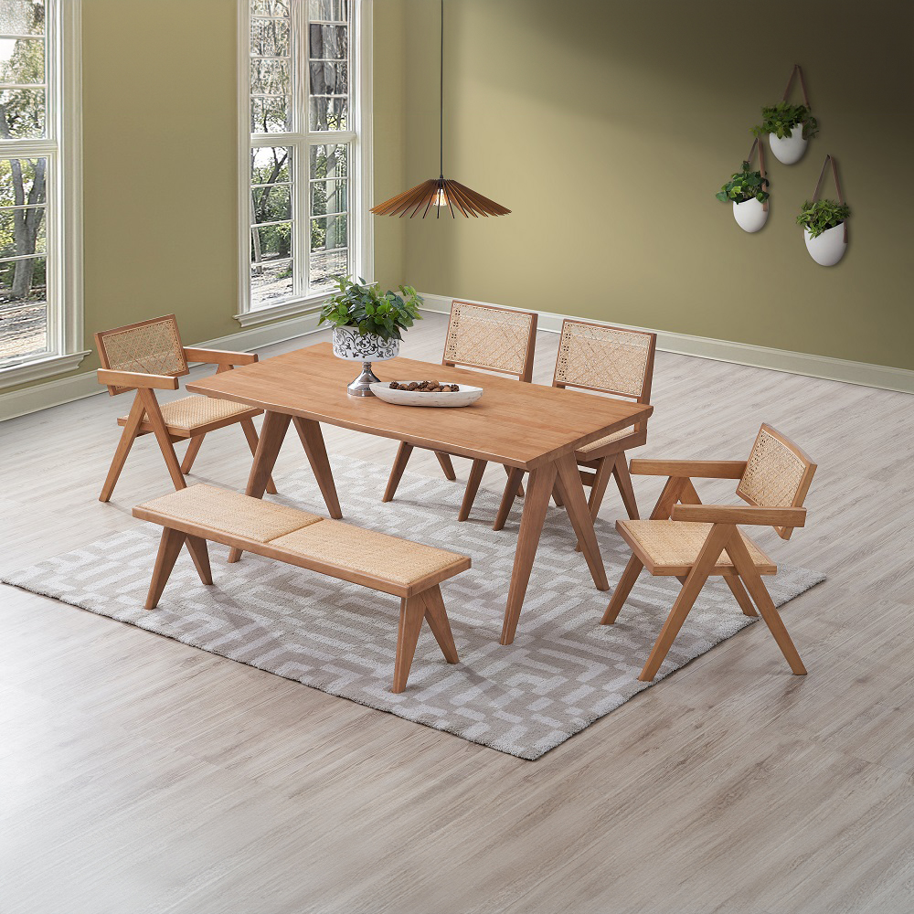 ACME - Velentina Dining Table in Natural