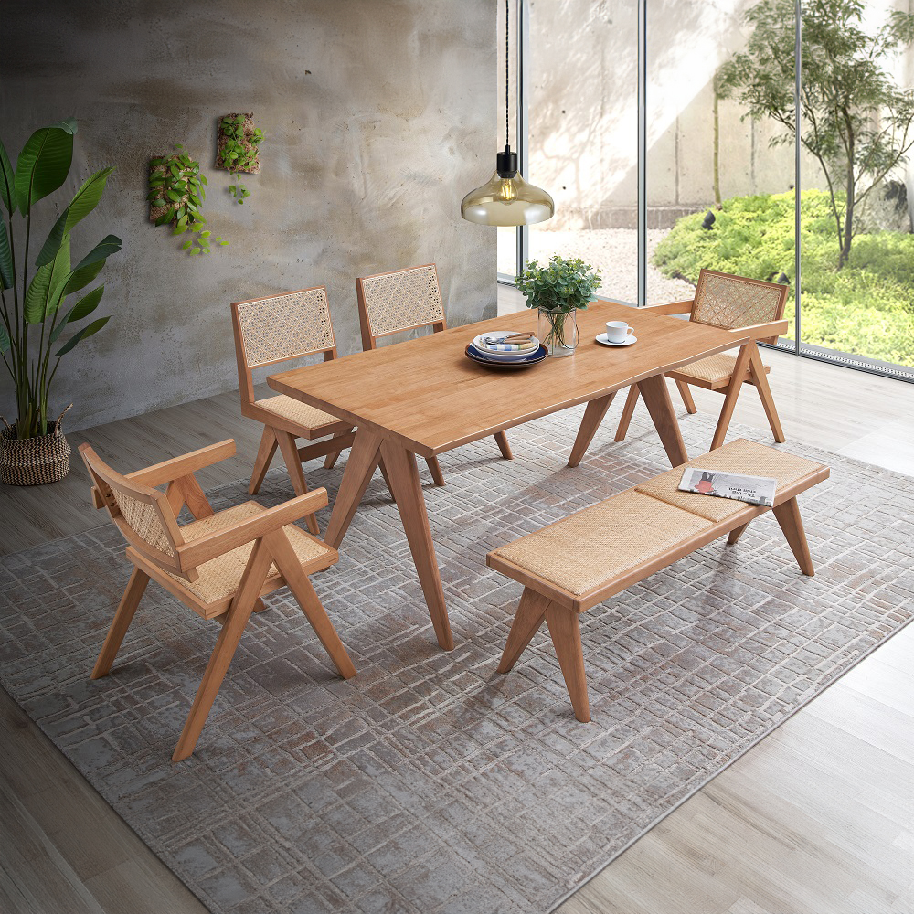 ACME - Velentina Dining Table in Natural