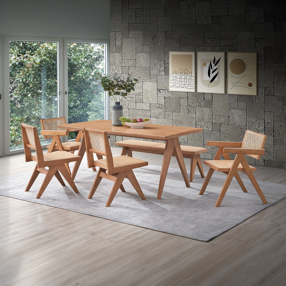 ACME - Velentina Dining Table in Natural